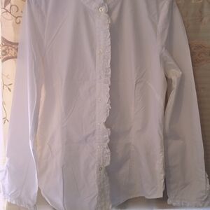 Lilly Pulitzer White Blouse with Pink Tag